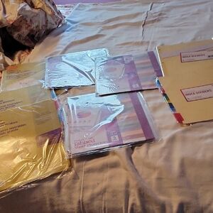 Colorful Index Dividers and Sheet Protectors